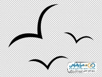 آیکون پرنده در حال پرواز