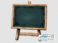 عکس وکتوری تخته سیاه روی سه پایه