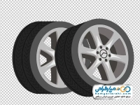 دانلود تصویر وکتوری تایر ماشین