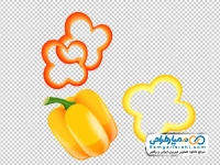 عکس وکتوری فلفل دلمه زرد