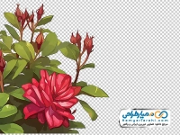 تصویر وکتوری گل بوته آبرنگی