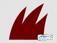 تصویر png استیکر شبیه تاج خروس