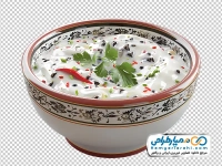 تصویر وکتوری کاسه ماست