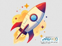 عکس کارتونی موشک