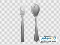 دانلود عکس وکتوری قاشق و چنگال