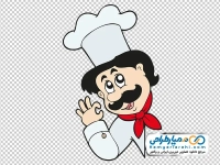 عکس کارتونی سرآشپز