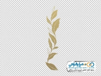 تصویر وکتوری شاخه پر برگ زیبا