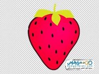 نقاشی ساده توت فرنگی