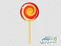 فایل png آبنبات چوبی پیچی