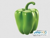 تصویر با کیفیت فلفل دلمه ای سبز