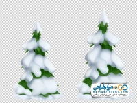 تصویر png درخت کاج برفی