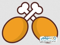 آیکون ران مرغ