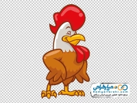 تصویر کارتونی خروس