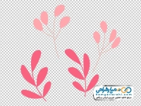 عکس وکتوری شاخه صورتی