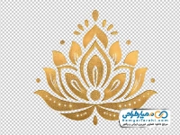 تصویر png لوگو گل نیلوفر آبی