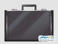 تصویر وکتوری کیف اداری مشکی