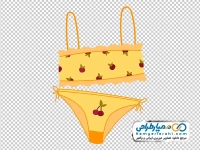 تصویر وکتوری شورت و سوتین دخترانه