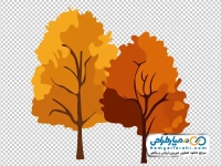 آیکون درختان پاییزی