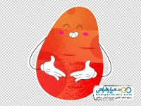 تصویر کارتونی سیب زمینی