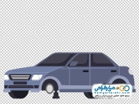 تصویر وکتوری ماشین بدون تایر