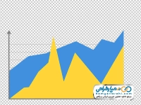 عکس وکتوری تابلو نشان دهنده نمودار رو به رشد