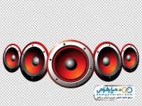 دانلود عکس وکتوری بلندگو موسیقی