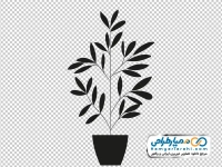 آیکون گلدان گل با فرمت png