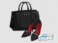 تصویر وکتوری کیف و کفش زنانه مجلسی