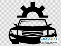 تصویر وکتوری چرخ دنده و ماشین