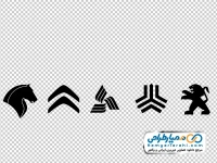 تصویر png لوگو کمپانی ماشین های خارجی و ایرانی