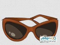 عکس وکتوری عینک آفتابی با فرم قهوه ای