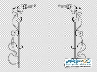 عکس وکتوری حاشیه گلدار