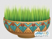 فایل png سبزه عید نوروز