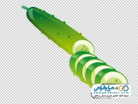 تصویر وکتوری خیار
