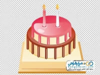 عکس وکتوری کیک تولد با شمع