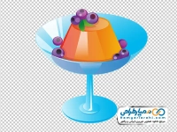 تصویر وکتوری کرم کارامل