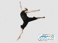 تصویر png خانم در حال تمرین رقص باله