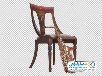 عکس با کیفیت ساز ساکسیفون در کنار صندلی