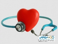 تصویر با کیفیت گوشی پزشکی و قلب