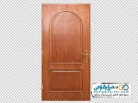 تصویر png درب داخلی آپارتمانی چوبی