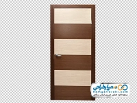 تصویر png درب ورودی پیش ساخته کرم و قهوه ای