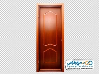 تصویر png درب چوبی داخلی آپارتمانی طرح قدیمی