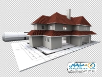 عکس png ماکت خانه و نقشه