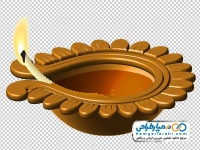 تصویر وکتور شمع تزئینی دیوالی