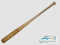تصویر png چوب بیسبال قدیمی