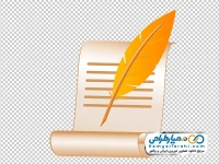 عکس وکتوری پاپیروس و قلم پر