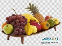 تصویر با کیفیت سینی انواع میوه