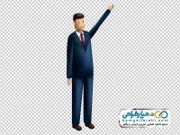 تصویر وکتوری مرد با کت و شلوار