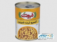 تصویر بدون پس زمینه کنسرو ذرت طبیعت