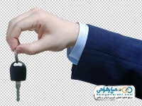 عکس png سوئیچ در دست مرد